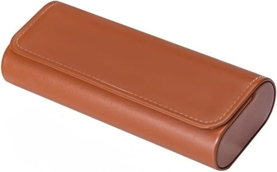 Vintage Soft PU Leather Spectacle Case - Style 1
