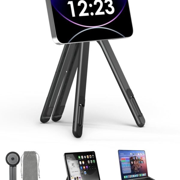 Magnetic Phone Tripod Stand, 3-in-1 Adjustable Holder (Variant 2)