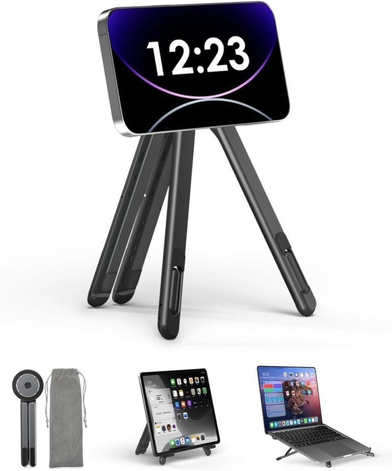 Magnetic Phone Tripod Stand, 3-in-1 Adjustable Holder (Variant 2)